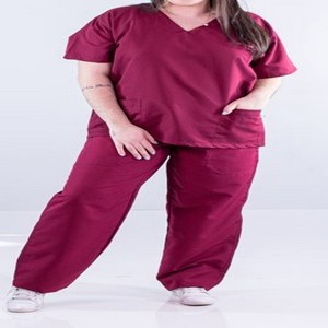 pijama cirúrgico feminino acinturado